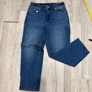 Talbots Women's Blue Jeans High Waist Relaxed Jean  12P